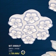 Đèn ốp trần led 7 hoa mai VE 9900/7 Ø600